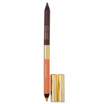 استي لودر Smoke And Brighten Kajal Eyeliner Duo - # 02 Bordeaux / 02 Ivory - 5g/0.02oz