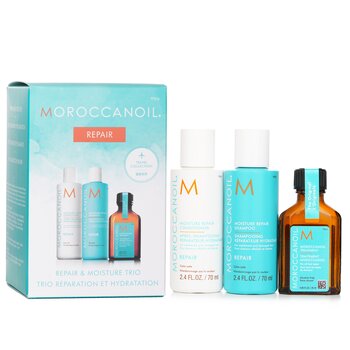 موروكان اويل Repair &amp; Moisture Trio Set - 3pcs