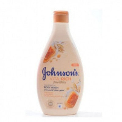 جونسون - صابون سائل للاستحمام فيتا ريتش مع خلاصة اللبن والعسل والشوفان - 400مل