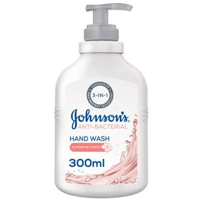جونسون - سائل تنظيف لليدين مضاد للبكتيريا بزهر اللوز 300 مل