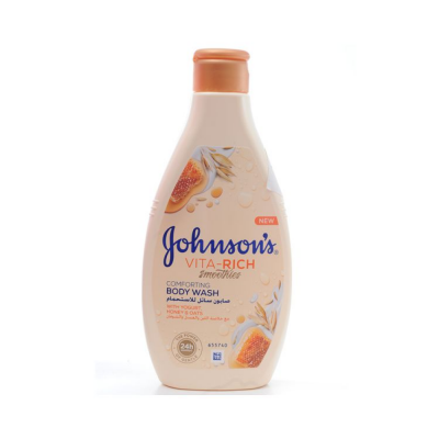 جونسون - صابون سائل للاستحمام فيتا ريتش مع خلاصة اللبن والعسل والشوفان  - 250مل.