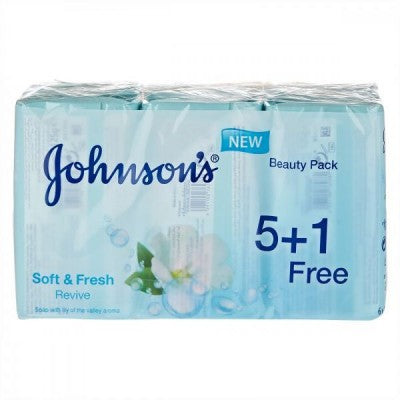 جونسون - صابون سوفت فريش مع خلاصة زنبق الوادي 5+1