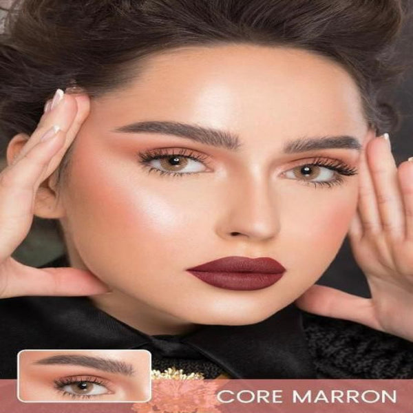 عدسات ناتشورال الشهرية كور مارون - Core Marron