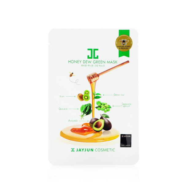 جايجون - قناع الوجه الأخضر بالفواكه والعسل  25مل