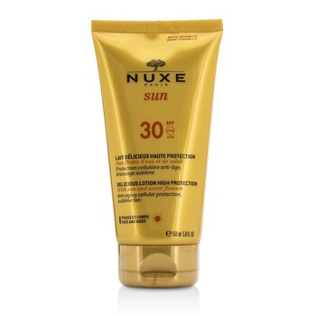 نوكس غسول فائق الوقاية للوجه والجسم Nuxe Sun Delicious SPF30  150مل