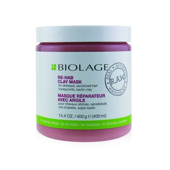 ماتريكس ماسك طيني لإعادة تأهيل الشعر Biolage R.A.W. (للشعر المتوتر والحساس) 400ml